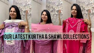 OUR LATEST KURTHA & SHAWL COLLECTIONS|REVATHY WEDDING COLLECTIONS MUVATTUPUZHA |8086575564