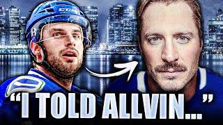 CANUCKS BIGGEST MISTAKE W/ JT MILLER REVEALED: WE NOW KNOW WHERE PATRIK ALLVIN WENT WRONG…