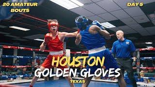 HOUSTON TX Golden Gloves 2025! Amateur Boxers Compete On Day 5!