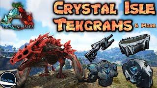 Ark Crystal Isle Unlockable Tekgrams and Core infomation Ark Survival Evolved