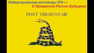 Либертарианские разговоры 276 — О Прекрасной России Будущего