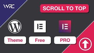 Scroll to Top Button in Elementor erstellen (ohne Plugin mit Elementor Free & Pro)