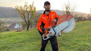 Stihl Ts-800 with brand new diamond wheel  (utilaj de taiat beton armat cu disc diamantat )