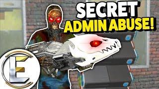 SECRET ADMIN ABUSE! - Gmod DarkRP Secret Admin ( Undercover Homeless Man With OVERPOWERED Weapons )