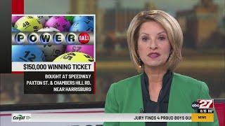 Winning Pennsylvania Lottery Ticket sold in Dauphin County