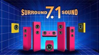 7.1 Surround Sound Test - 7.1 Dolby Atmos demo