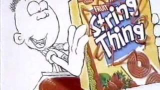 1995 Betty Crocker Fruit Strawberry String Thing Commercial #1