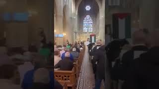 Pro-Palestinian protest interrupts cathedral service in Armagh