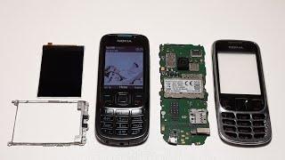 Restoration Nokia 6303. Ремонт телефона из Латвии от Рихардса Rebuild broken phone. Замена дисплея