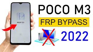 POCO M3 Bypass Google Account Lock 2022 | MIUI 12.5 (without pc)