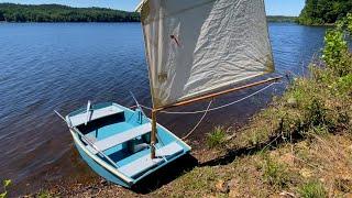 Building a Wooden Flat Bottom Boat: Part 2 Sailing Gear