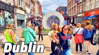 Dublin City Centre July 2024 | Dublin Ireland walking tour | 4k UHD 60fps