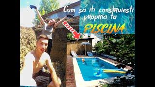 Cum sa iti faci o PISCINA fara costuri EXAGERATE! #pandemicpoolconstruction #homemadepool