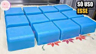 HOW TO MAKE SUPER POTENT OIL-FREE BAR SOAP WITHOUT SPENDING LITTLE ️