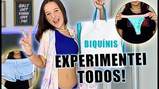 EXPERIMENTANDO OS BIQUÍNIS QUE COMPREI! YASMIN GALVÃO