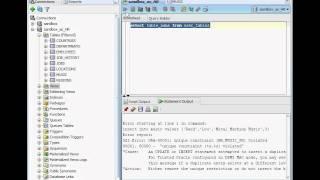 Oracle Database Objects