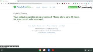 Remove Your Personal Information From FamilyTreeNow.com in Less Than 5 Minutes