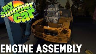 HOW TO: Engine Build And Puting It In Car - My Summer Car