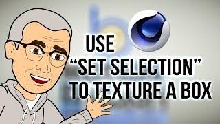 Cinema4D Tutorial: Texture Using Set Selection Tag