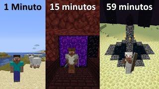 Como pasarse Minecraft en menos de UNA HORA / RodriHermo