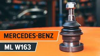 How to change front ball joint on MERCEDES ML W163 [TUTORIAL AUTODOC]