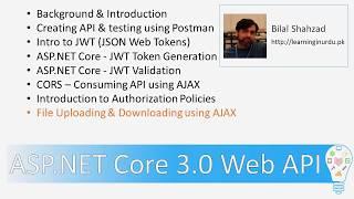 8/8 - File Uploading & Downloading AJAX - ASP.NET Core Web API - Urdu/Hindi