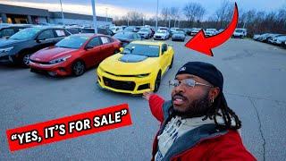 PARKING MY CAMARO ZL1 AT A DEALERSHIP, THEN TRYING TO BUY IT BACK *I GOT THEM*