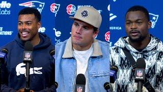 Hunter Henry, Kayshon Boutte, Christian Gonzalez, Marcus Jones Address The Media | Press Conference