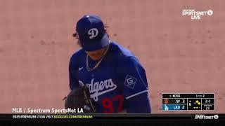 JOSE RODRÍGUEZ, DODGERS VS GIANTS 01 MARZO 2025