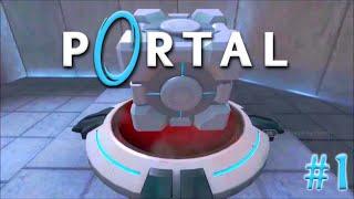 Portal 1 Playthrough #1 w/Redstonemelon