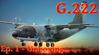 Model G.222 - 1/72 Italeri - Unboxing
