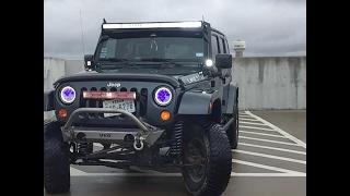 Светодиодные фары.Led фары. (Нива,УАЗ, Toyota FJ cruiser, Nissan Patrol, Jeep Wrangler)