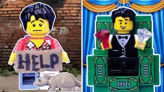 From Homeless to Millionaire in Lego....