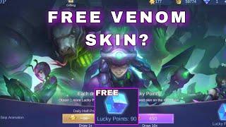 FREE venom skin? Aurora Summon @MobileLegends5v5MOBA #mobilelegendindonesia #mobilelegends