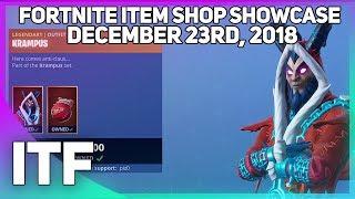 Fortnite Item Shop *NEW* KRAMPUS SKIN! [December 23rd, 2018] (Fortnite Battle Royale)