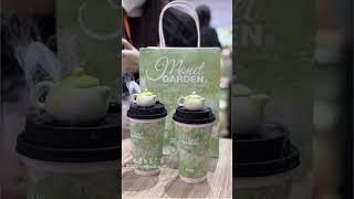 Share the new Chinese tea beverage packaging five-piece set #factory#papercup #packagingfactory