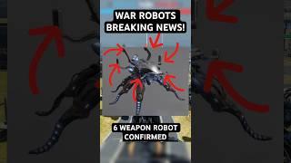 Leaked robot DAGON confirmed to have 6 weapons! #warrobots #warrobotsleaks #shorts #wr #gaming