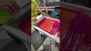 This is a CMYK screen print. #tshirt #art #screenprinting #printing #diy #screenprintingink #print