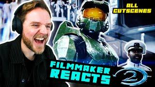 FILMMAKER REACTS TO HALO 2 ANNIVERSARY | ALL CUTSCENES!