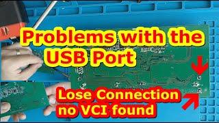 Delphi Clone problems with the USB Port repaired.Error no VCI found. The diagnosis is not recognized