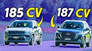 TIGGO 7 PRO TAMBÉM BENGA JEEP COMPASS? SUV da Caoa Chery encara o líder do pedaço no Arrancadão #66