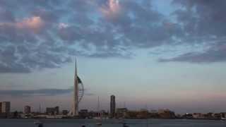 Sunset of Portsmouth, UK