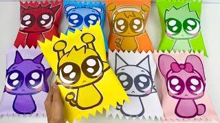  Paper DIY Incredibox Candy SPRUNKI BLIND BAG Unboxing | How to make Blind bag