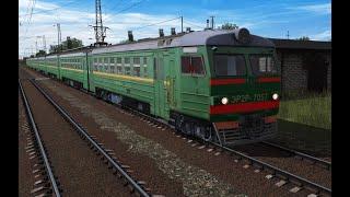 Trainz Railroad Simulator 2019 тестирую сценарий "На матч"