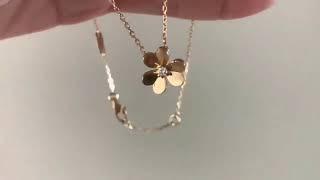 Van Cleef&Arpels Frivole Necklace 18K Rose Gold With Diamond