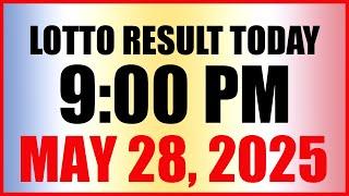 Lotto Result Today 9pm Draw May 28 2025 Swertres Ez2 Pcso
