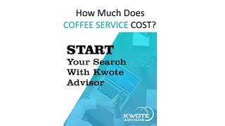 Office Coffee Service : How Much Does It Cost?