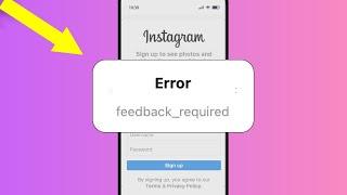 Fix instagram feedback required login error in iphone | Problem Solved