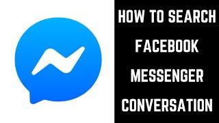 How to Search Facebook Messenger Conversation