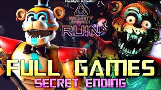 FNAF Security Breach + RUIN DLC | SECRET ENDING | Full Game Walkthrough | No Commentary